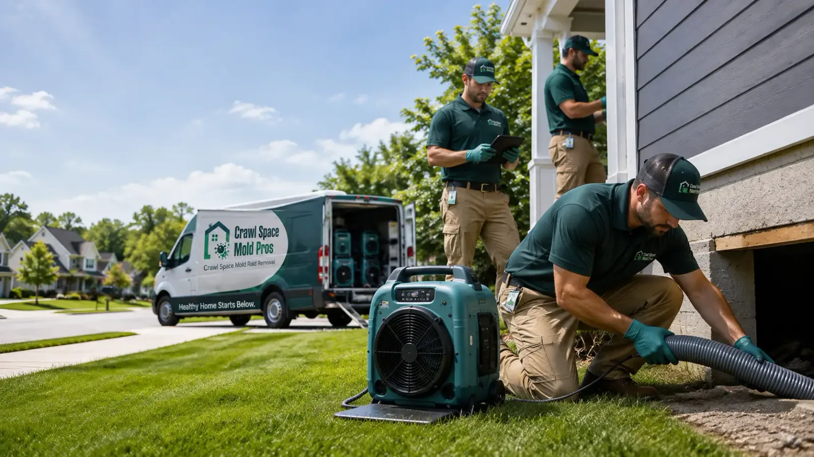 Crawl Space Mold Removal in Saranac, MI